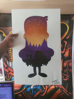 Gravity Falls Art Poster Graffiti