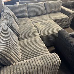 New Sectional with ottoman