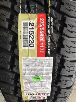 275/55/20 NITTOS BRAND NEW INSTALLATION INCLUDED