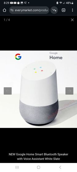 Google Home - Smart Speaker & Google Assistant, Light Grey & White
