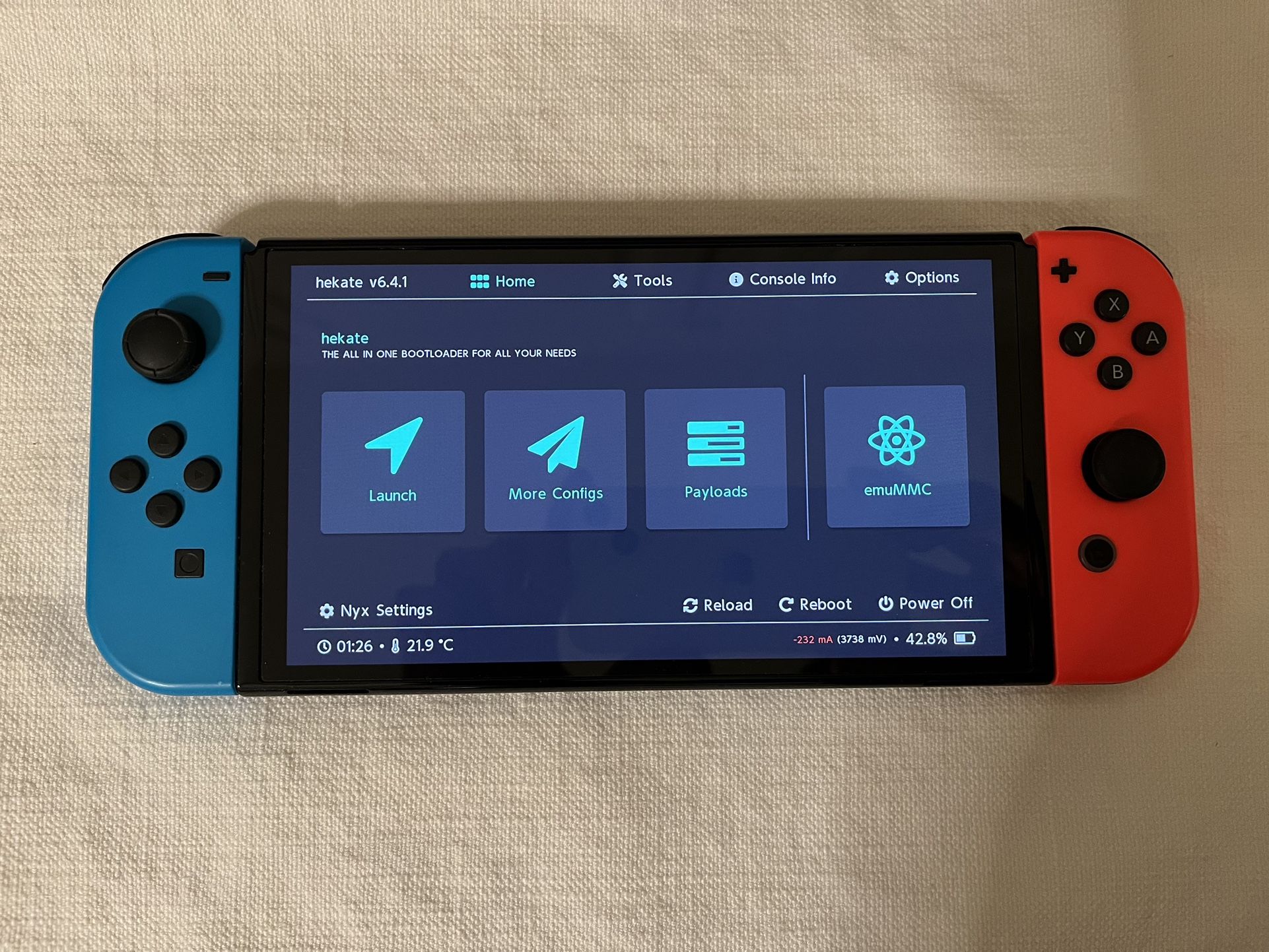 Nintendo Switch OLED - Hekate/Atmosphere CFW - RP2040