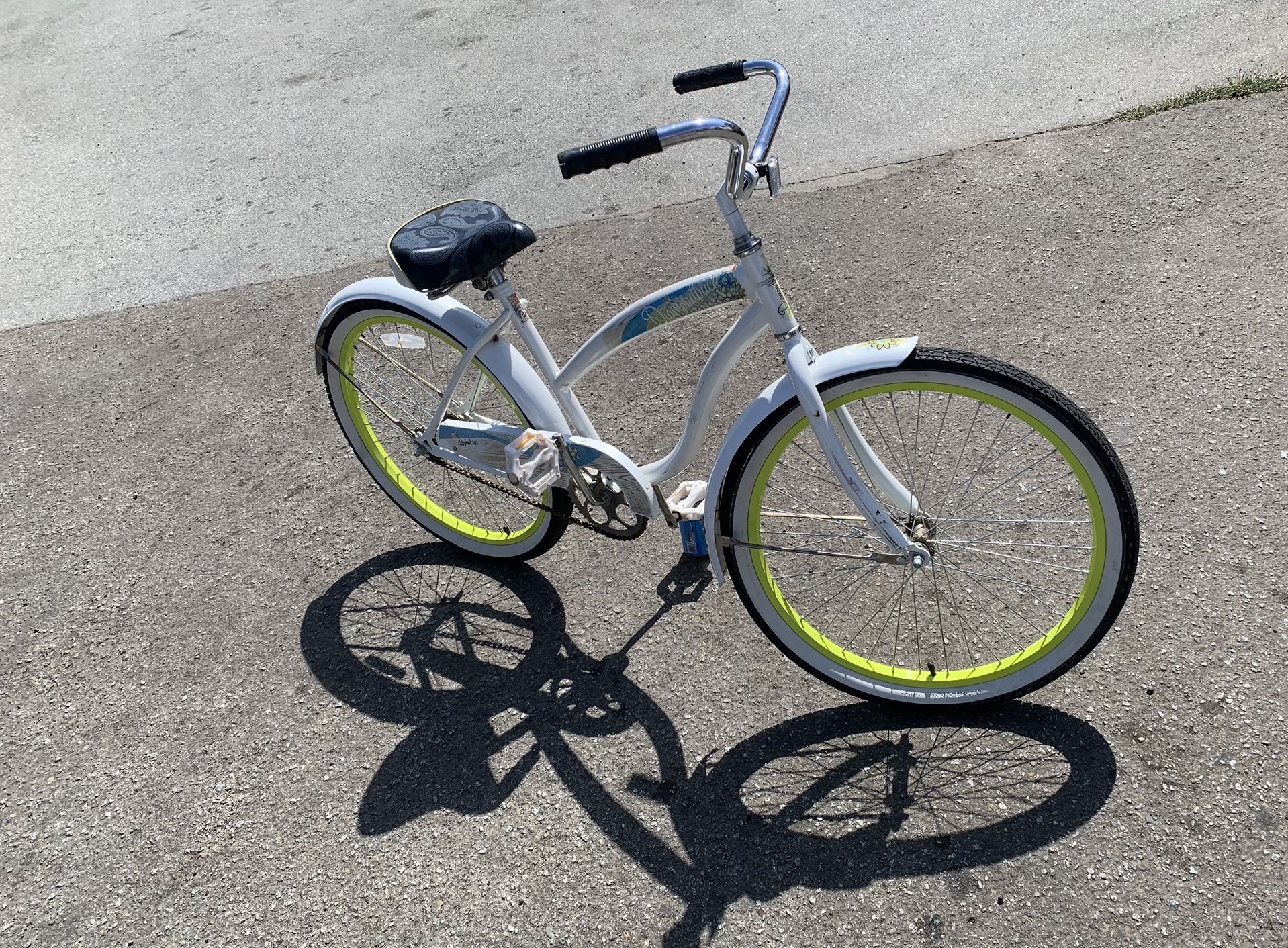 Beach cruiser bike