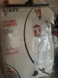 KFC Colonel Sanders Adult Costume size small