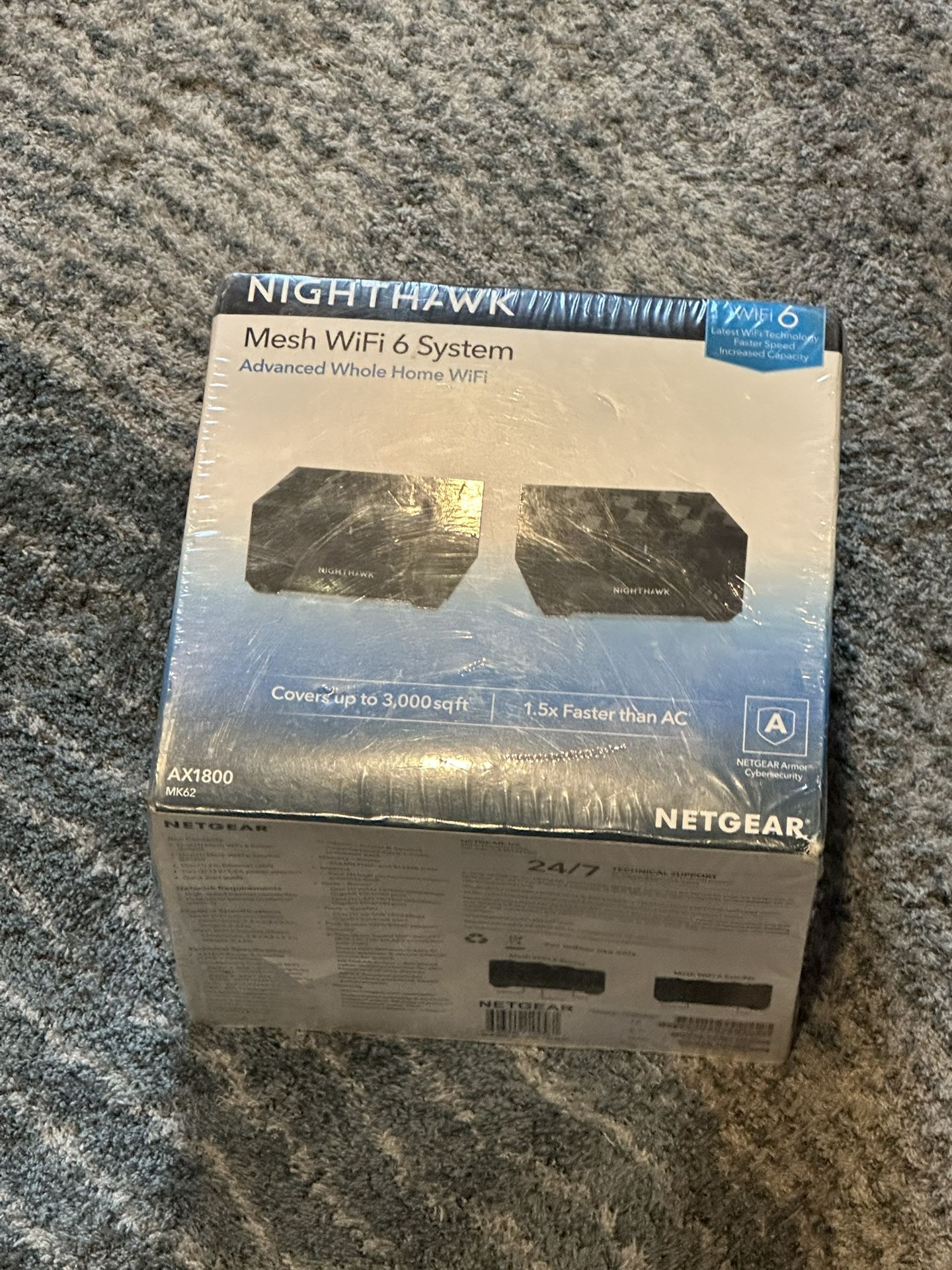 Netgear Nighthawk Mesh WiFi 6 System Advanced Whole Home WiFi AX1800 New