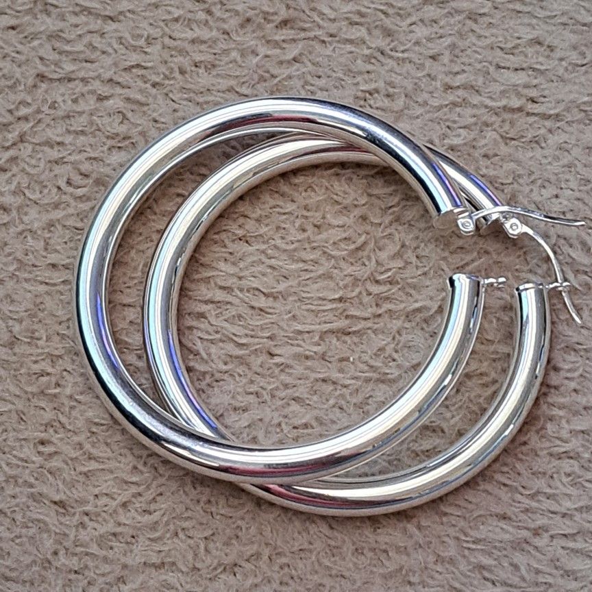 NEW 925 STERLING SILVER HOPE EARRINGS "25$