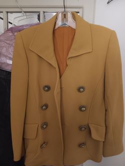 Valentino Boutique Mustard Yellow Jacket