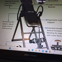 Inversion Table, Innova, NEW
