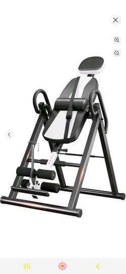 Inversion Table with Padded Back massager