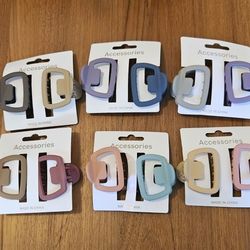 $2 Each Assorted Color Hair Clips