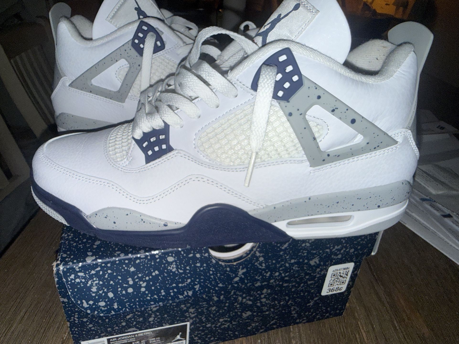 Midnight Navy 4s Size 11