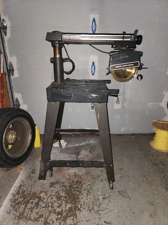 10in. Sears Craftsman Radial Arm Saw w/ Stand