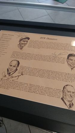 Dizzy dean..stan musial and yogi berra and 12 more autos psa dna