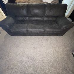 Dark grey couch