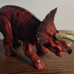 Triceratops Mighty Megasaur Dinosaur Electronic Roaring Light Up Eyes - TESTED!