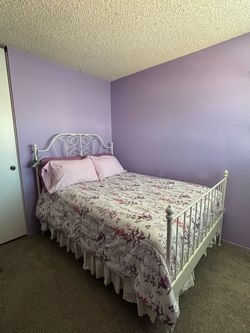 FULL SIZE - firm ikea mattress & bed frame