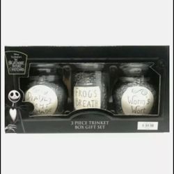 Disney The Nightmare Before Christmas Sally's 3pc Trinket Set NIB