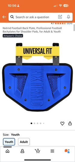 Football Youth Backplate 