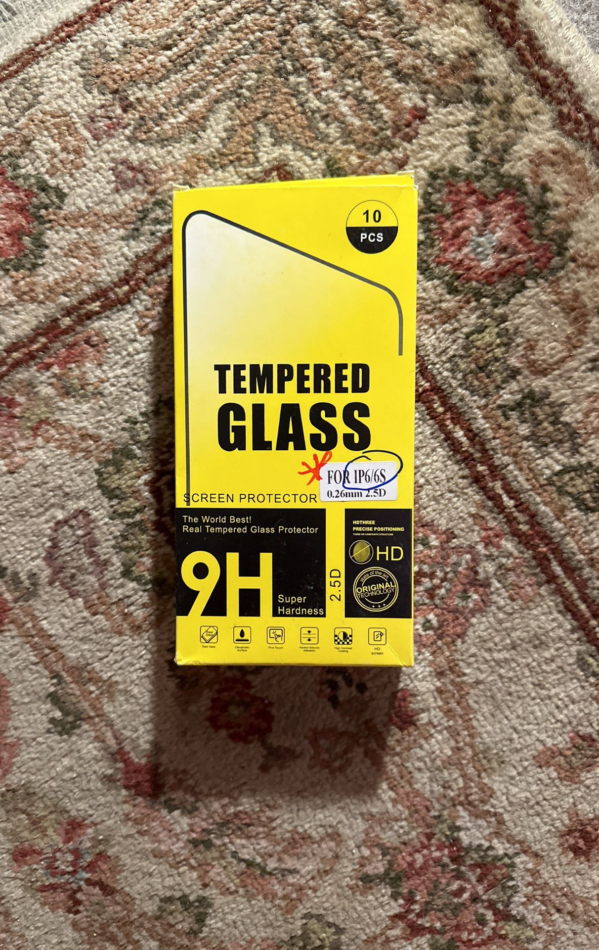 Tempered glass, Screen protector For iPhone 6,SE, 6, Or 6S 