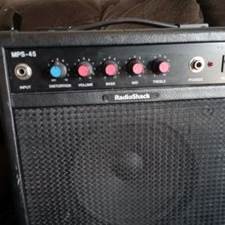 Guitar & amplifier