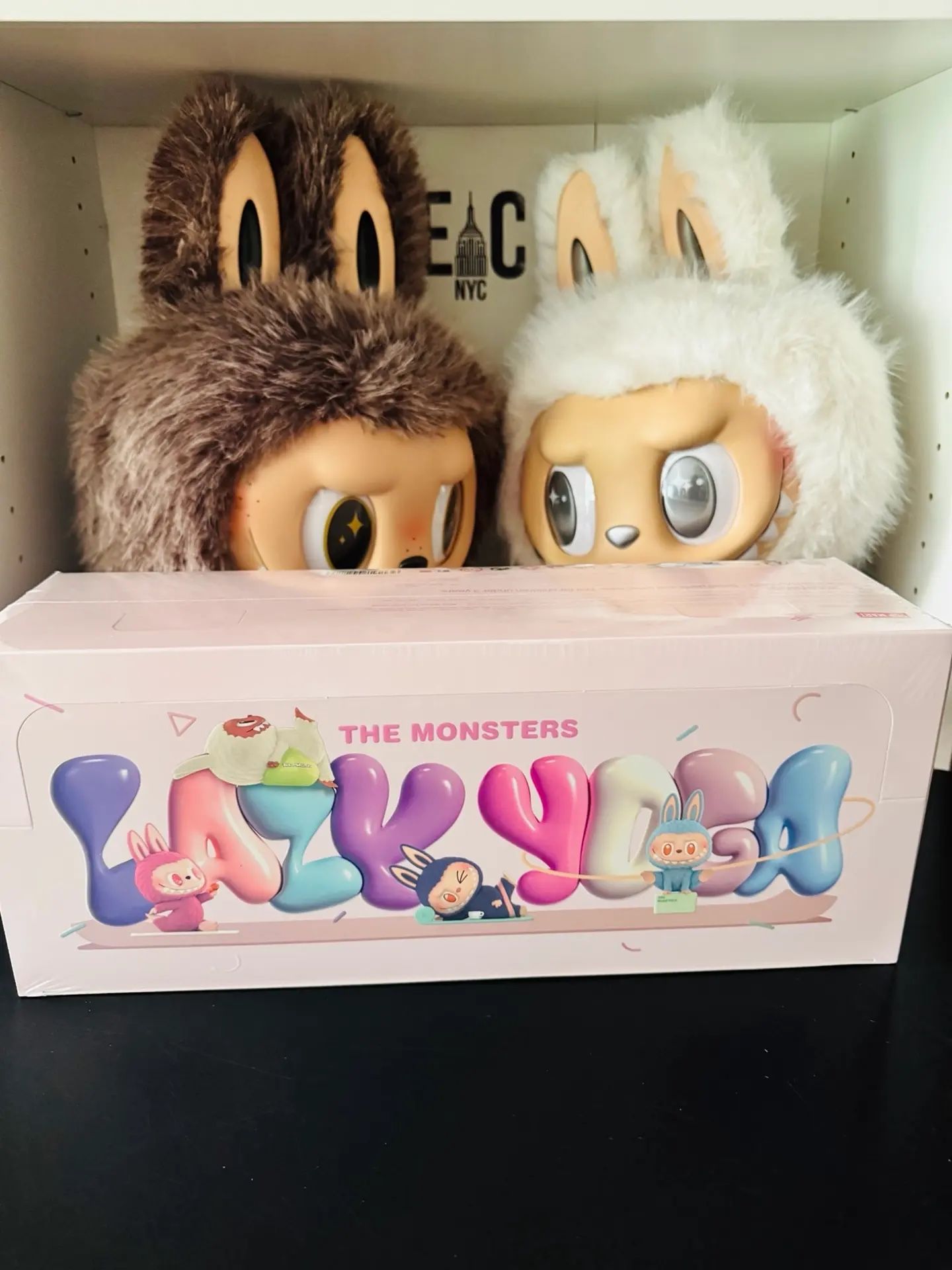 POP MART The Monsters Lazy Yoga Series Figures, 10PCs