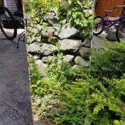 Antique, rustic, vintage farmhouse mirror