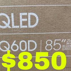 Samsung 85 QLED LED LCD 4k TV