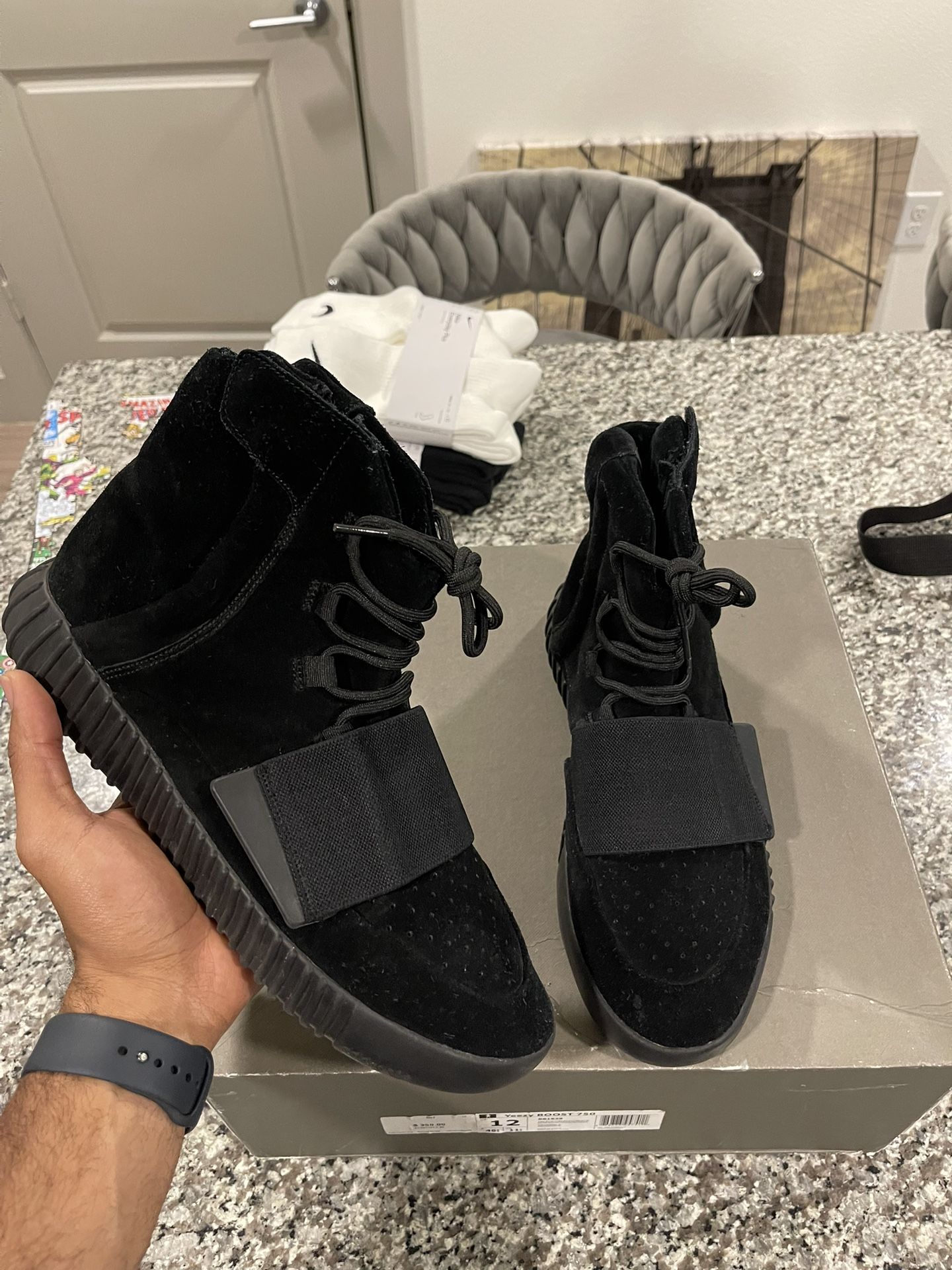 Adidas Yeezy Boost 750 “Triple Black”– 100% Authentic