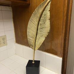 Gold Metal Leaf Decoration
