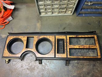 1986 Ford Bronco II or Ranger Instrument Cluster Bezel (Faux wood)