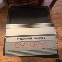 Power Acoustik Amplifier/terminator Subwoofer 