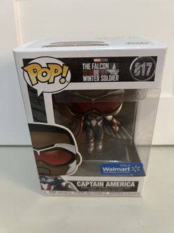 Metallic Captain America Funko Pop #817 - Walmart Exclusive 