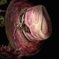 Monarcas And marigolds Fedora Custom Hat Size 7” - 7 1/8” 