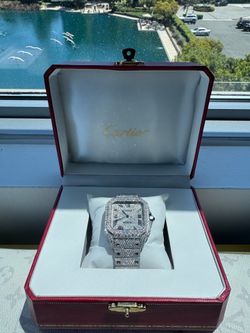 Brand new iced out watch available.