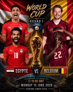 Belgium vs Egypt - World Cup