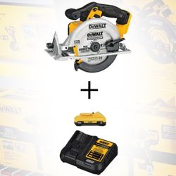 DEWALT 20-Volt MAX Cordless 6-1/2 in. Circular Saw with (1) 20-Volt Battery 4.0Ah & Charger
