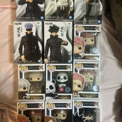 Jujutsu Kaisen Figures  and  Funko Pops