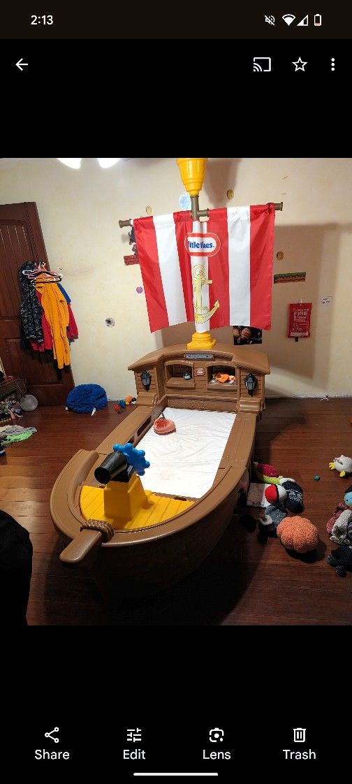 Little Tikes Pirate Ship Bed