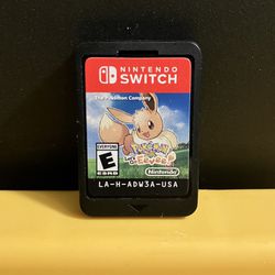 Pokemon Let’s Go Eevee for Nintendo Switch video game system console Lets pika Pikachu evee