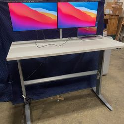 60x30 Electric Height Adjustable Tables! We Also Have Ergonomic Chairs And Monitor Arms!