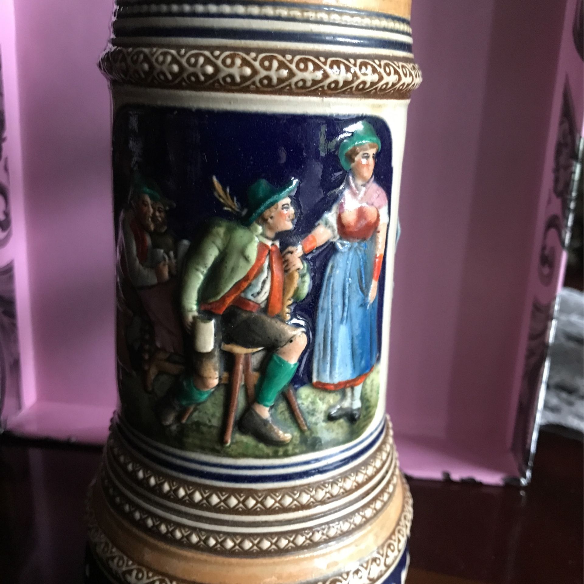Antique Germain Beer Steins Music Box