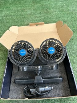 12v utv can am dual fan