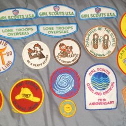 Vintage Girl Scout Patches