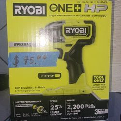 Ryobi Impact Driver Brushless PBLID02B(Tool Only)