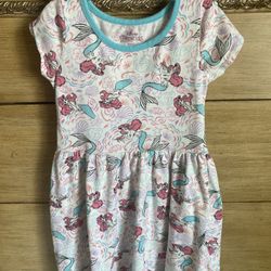 Disney The Little Mermaid Dress Size 6 Girls