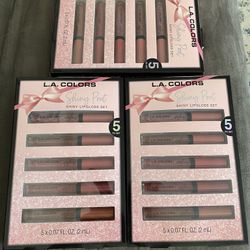 BRAND NEW L.A. COLORS 5 PIECE SHINY LIPGLOSS SET $5 EACH