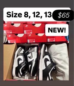 Nike dunks brand new panda size 12
