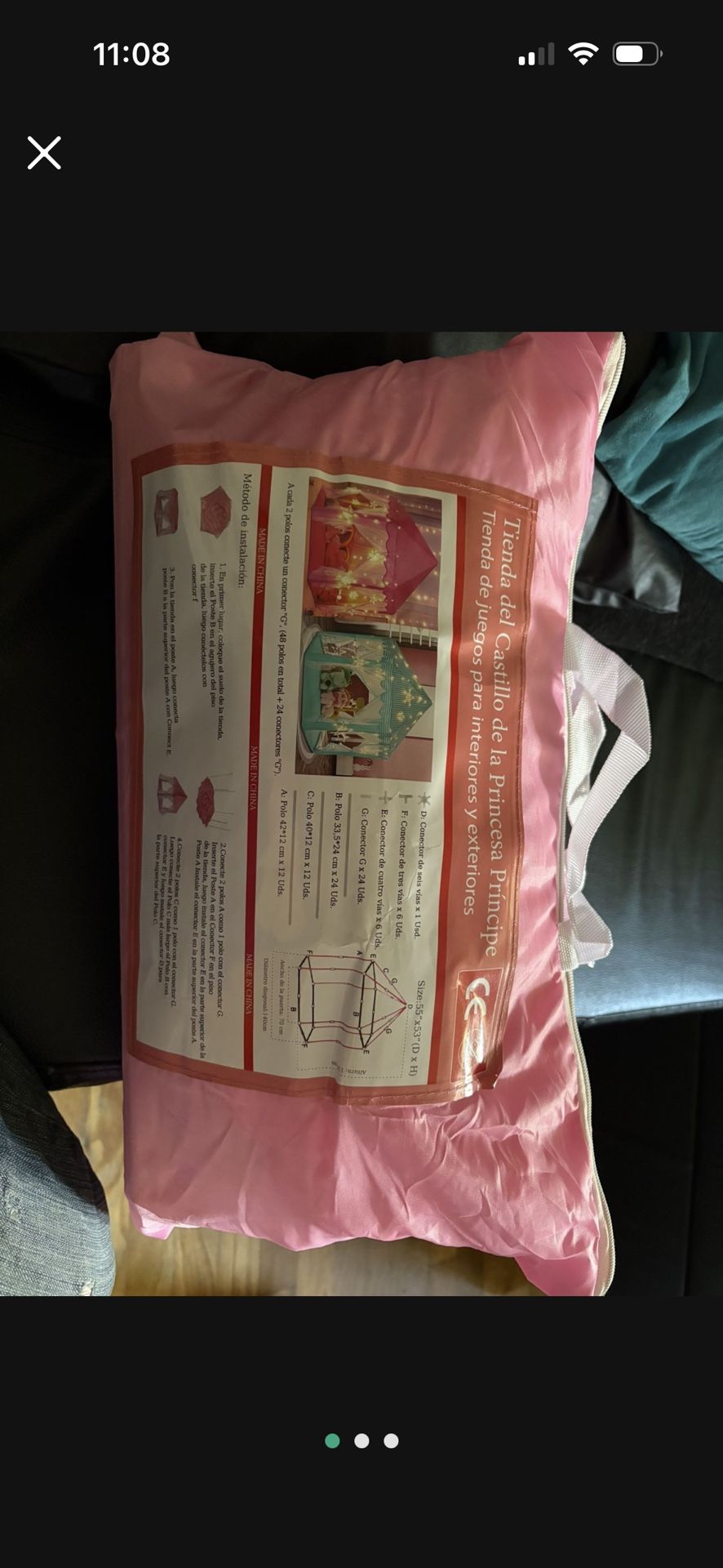 Light Up Princess Tent