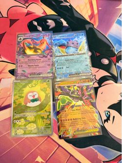 Pokemon Card lot of 4  rowlet mega zygarde ex
