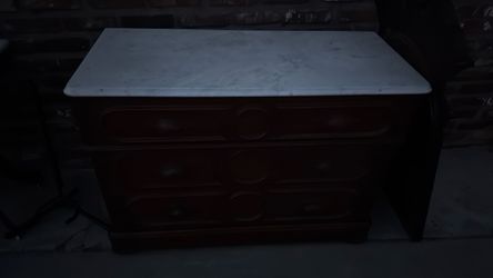 Dresser with mirror