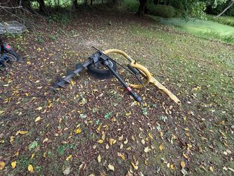 Tractor-Mounted Post Hole Digger Auger Attachment